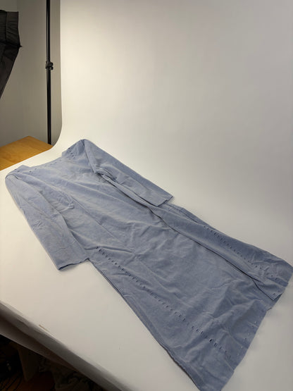 Vintage Issey Miyake Long Dress Light Blue M