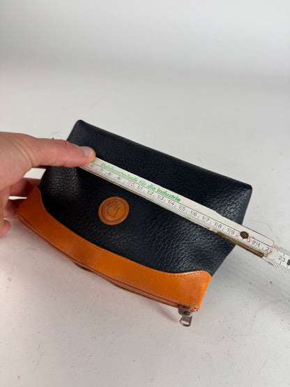 Vintage Dior Leather Clutch black brown