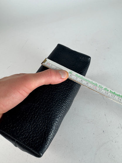 Vintage Dior Leather Clutch black brown