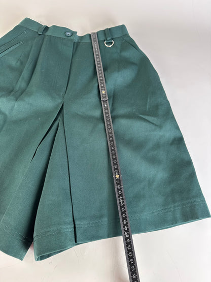 Vintage Dior Cotton Shorts Forest Green M