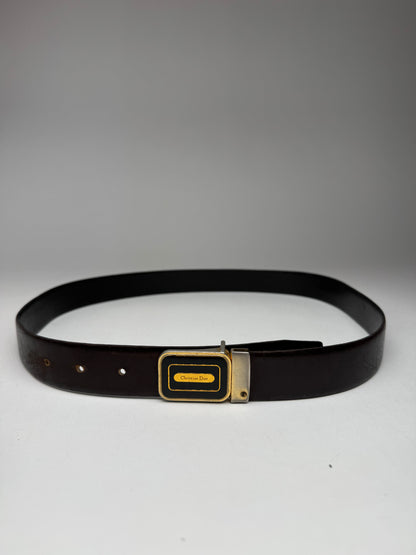 Vintage Dior Leather belt black