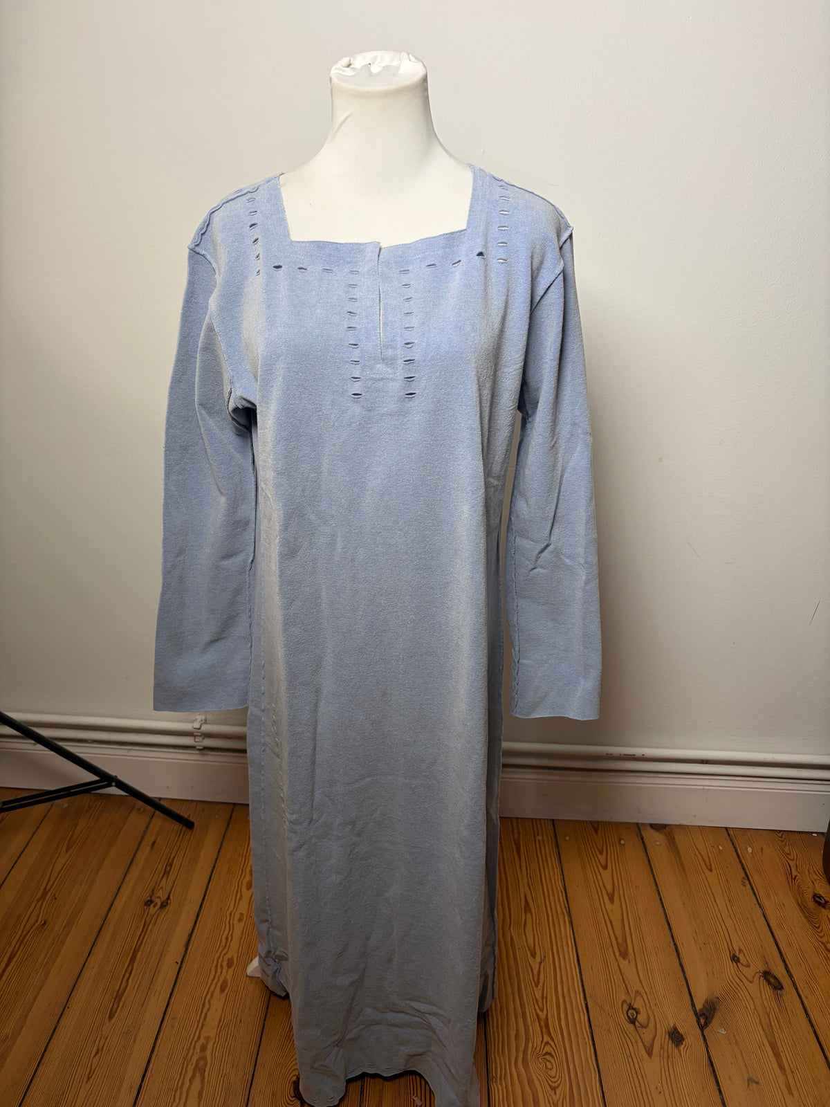 Vintage Issey Miyake Long Dress Light Blue M