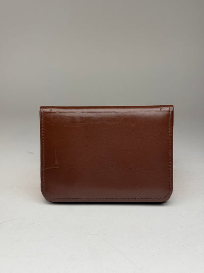 Vintage Gianni Versace Leather Card holder brown