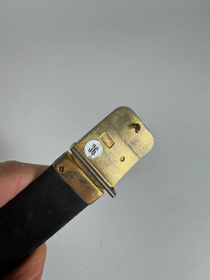 Vintage Dior Leather belt black