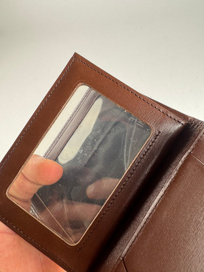 Vintage Gianni Versace Leather Card holder brown