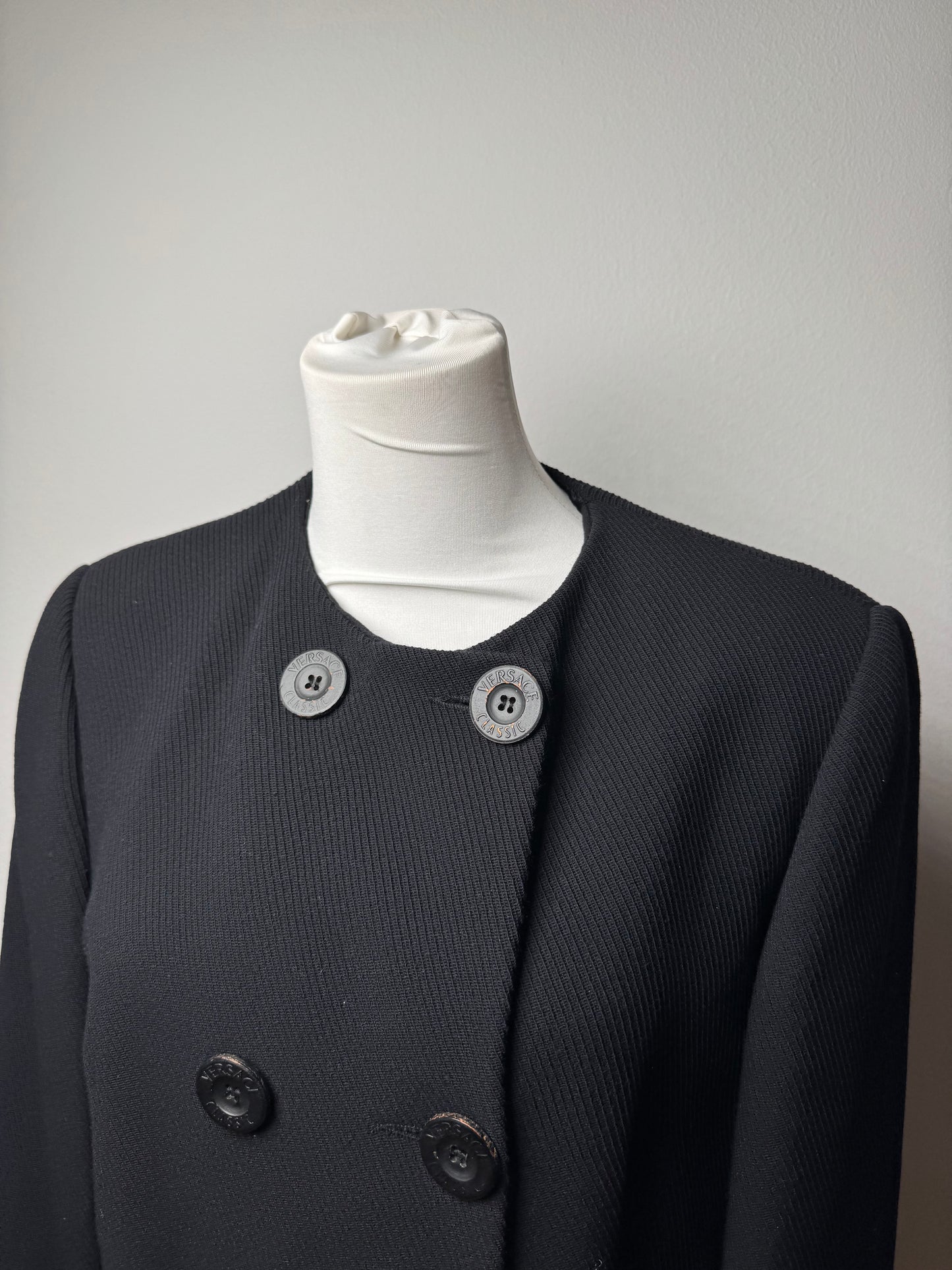 Vintage Gianni Versace Wool Trenchcoat L