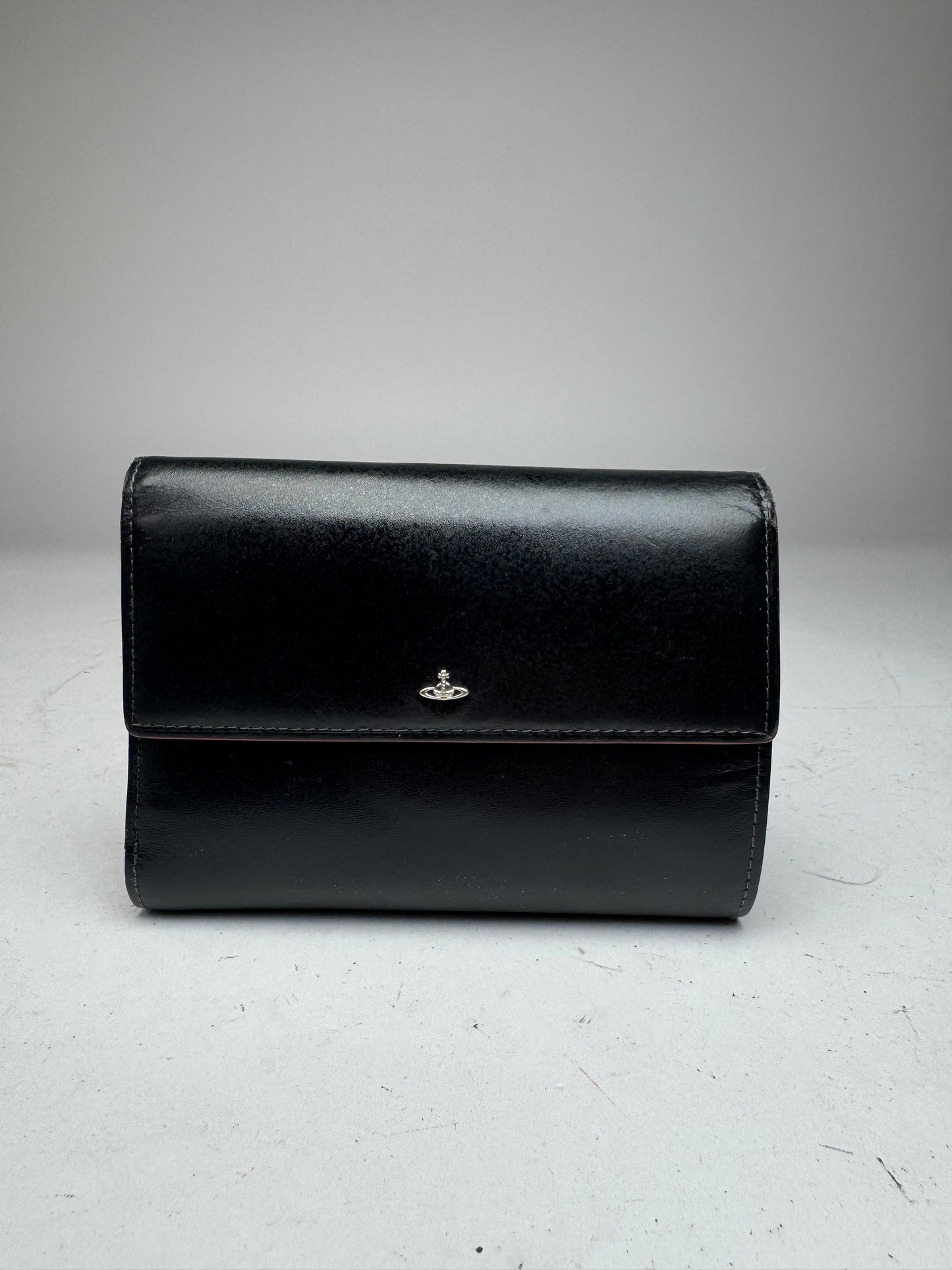 Vintage Vivienne Westwood Leather Wallet Black