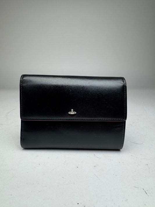 Vintage Vivienne Westwood Leather Wallet Black