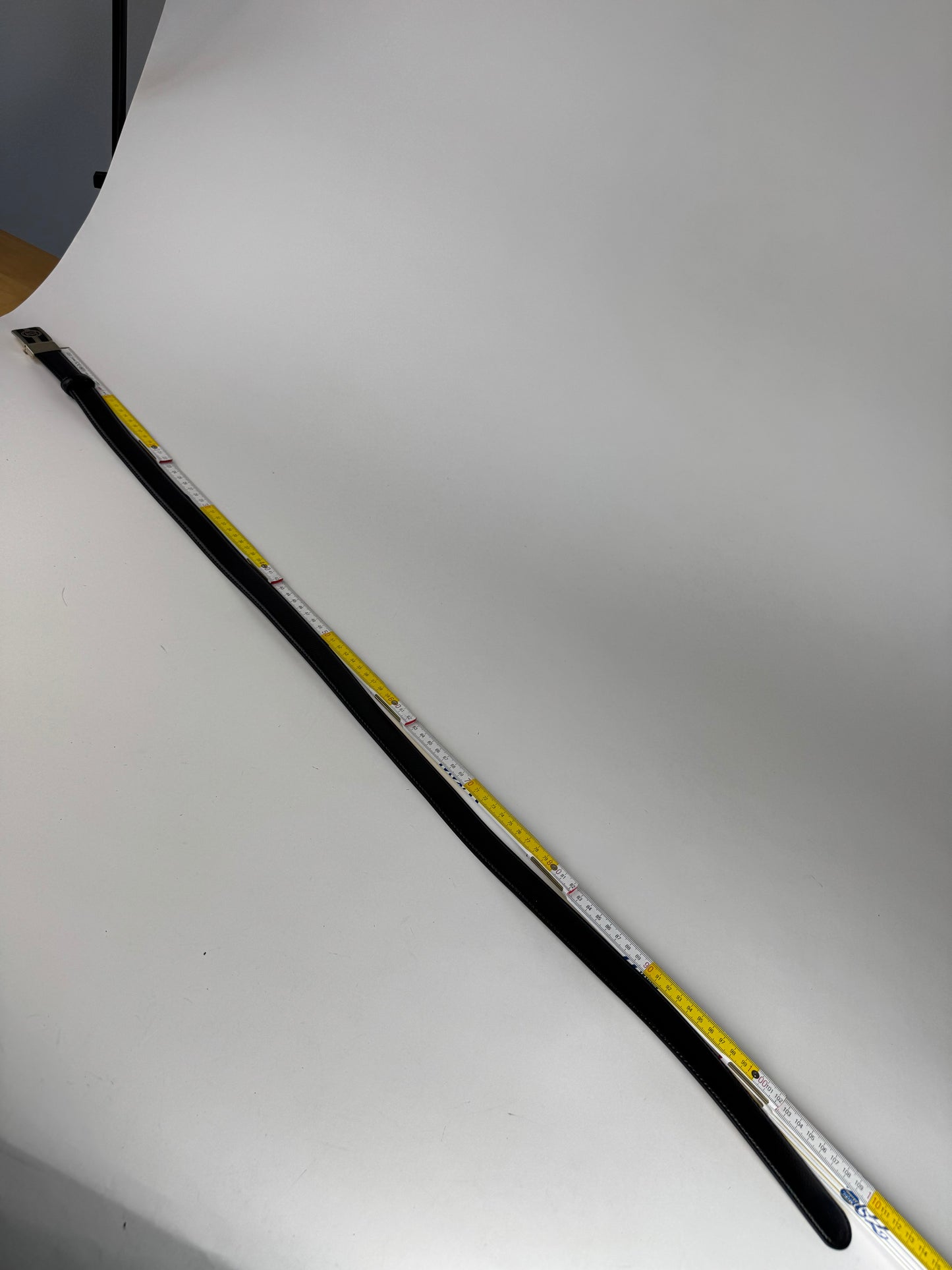 Vintage Cartier Leather Belt black