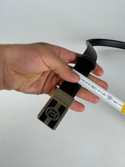 Vintage Cartier Leather Belt black