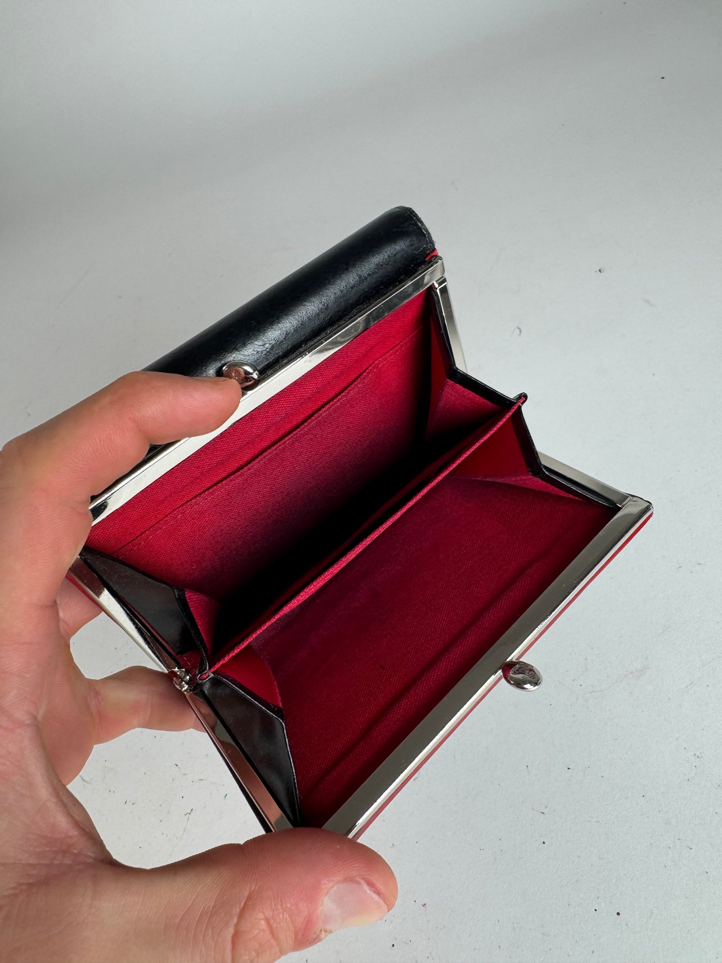 Vintage Vivienne Westwood Leather Wallet Black