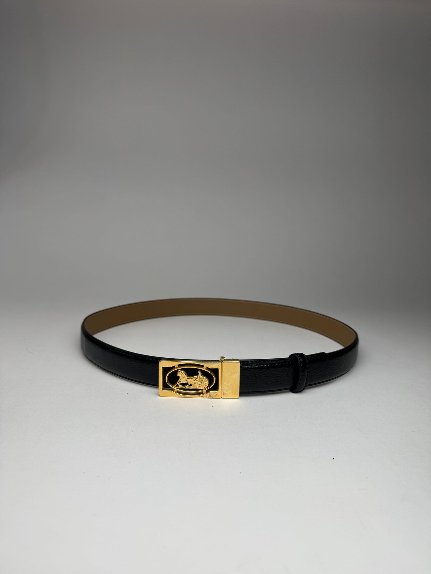 Vintage Celine Paris leather belt
