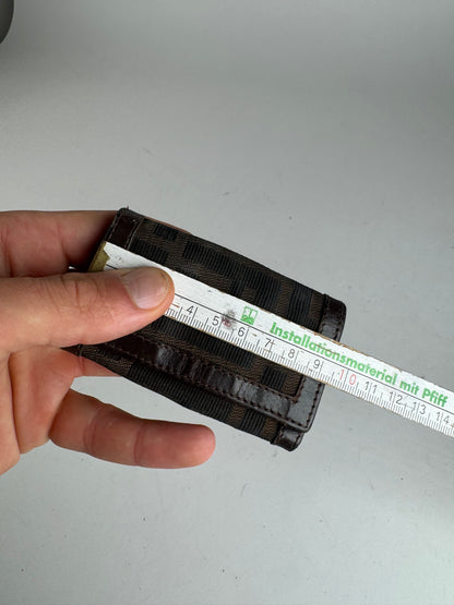 Vintage Fendi Roma FF monogram Key Holder Brown