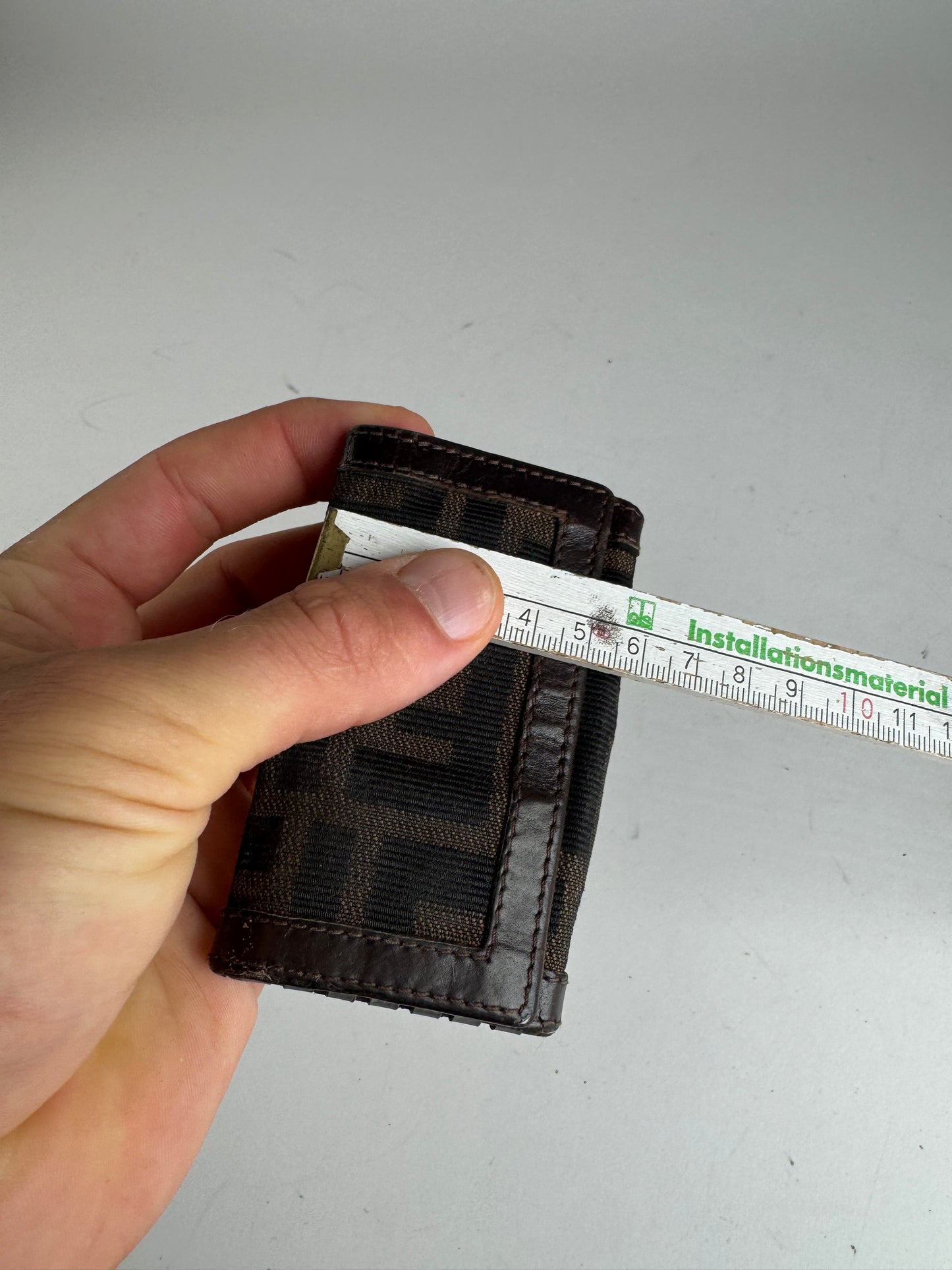 Vintage Fendi Roma FF monogram Key Holder Brown