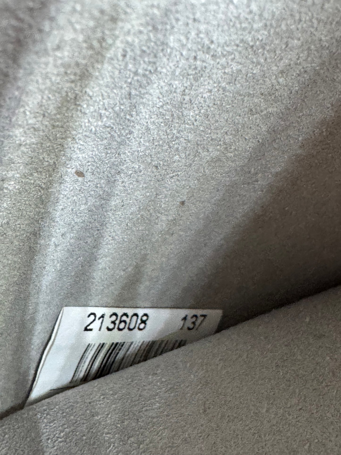 Pochette Furla vintage en cuir gris