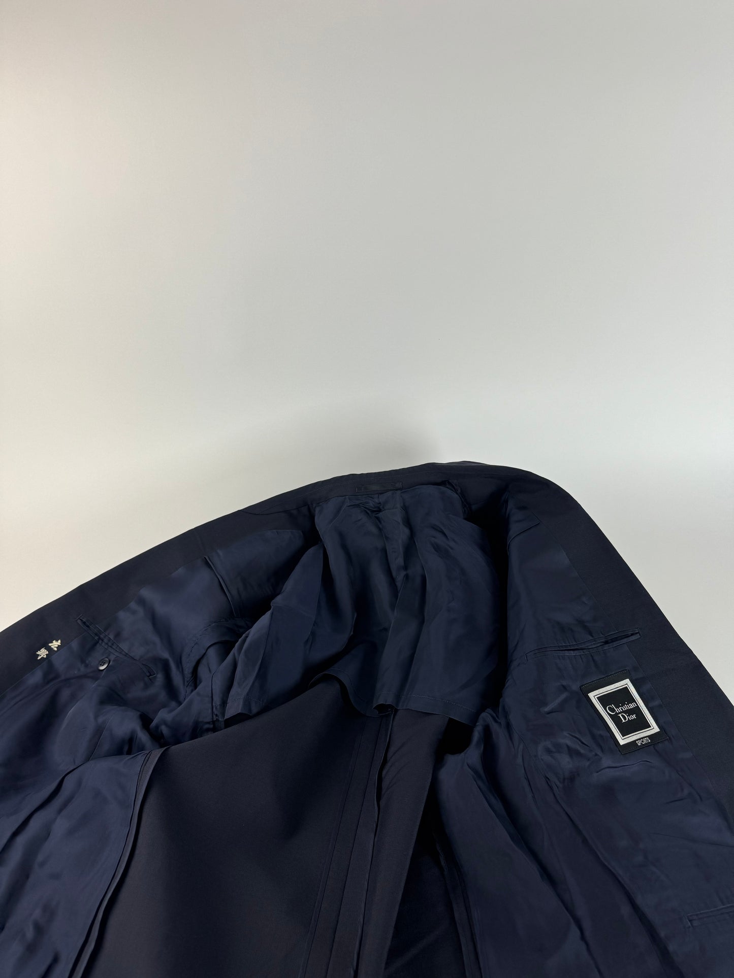 Vintage Dior Wool Blazer Navy 52/L