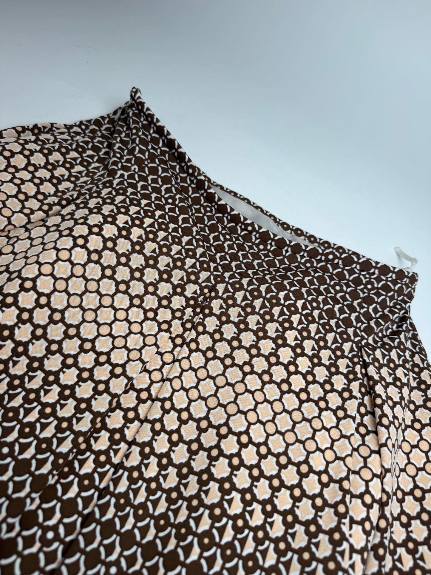 Vintage Courreges Skirt Black Brown 38/M