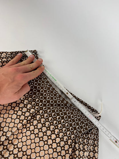 Vintage Courreges Skirt Black Brown 38/M