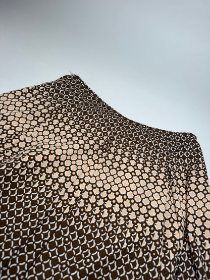 Vintage Courreges Skirt Black Brown 38/M