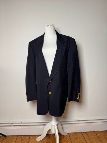 Vintage Dior Wool Blazer Navy 52/L