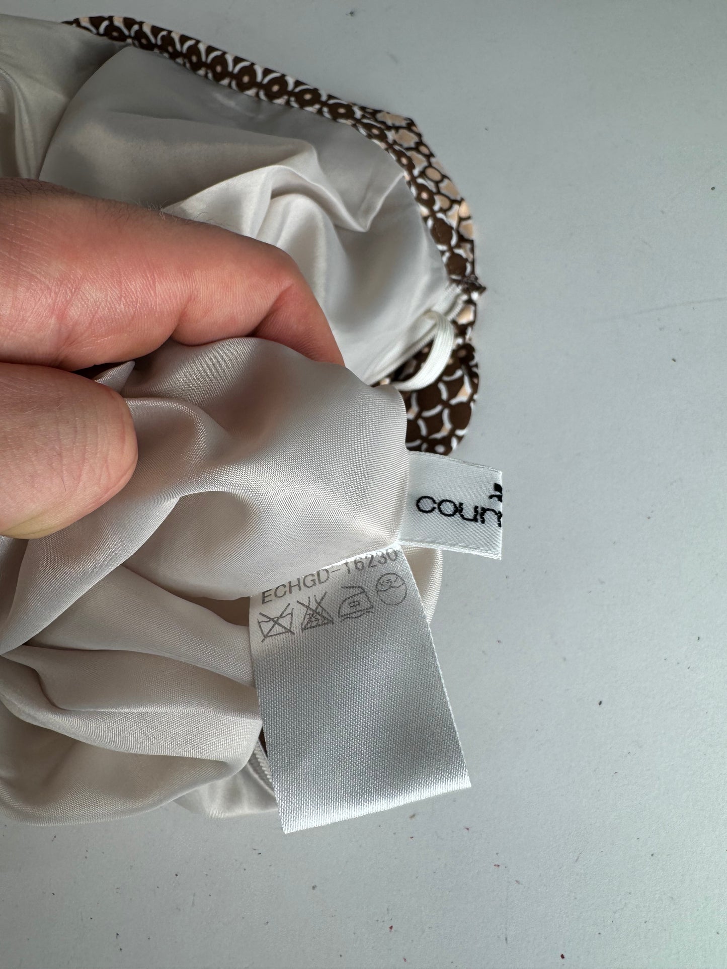 Vintage Courreges Skirt Black Brown 38/M