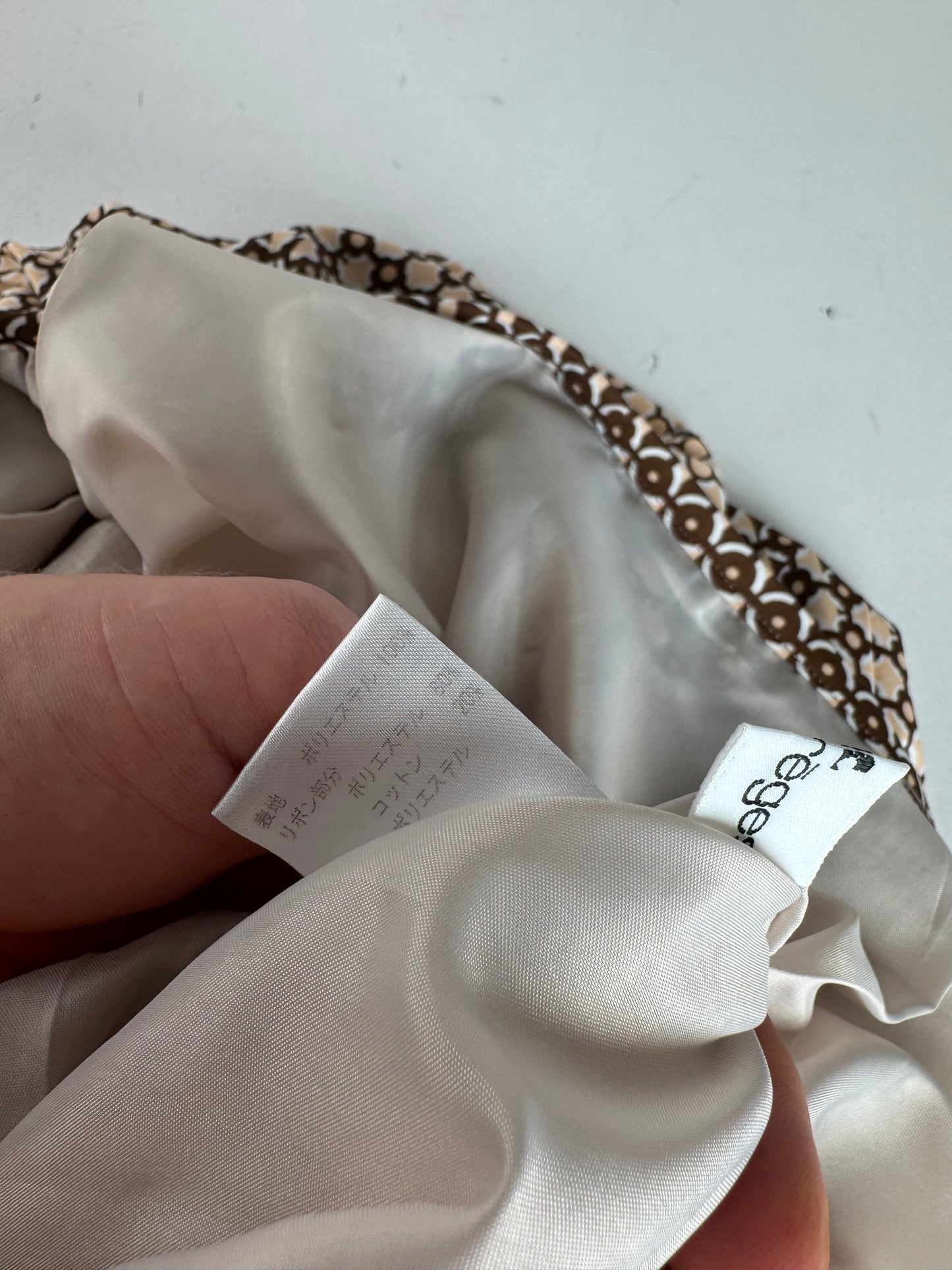 Vintage Courreges Skirt Black Brown 38/M