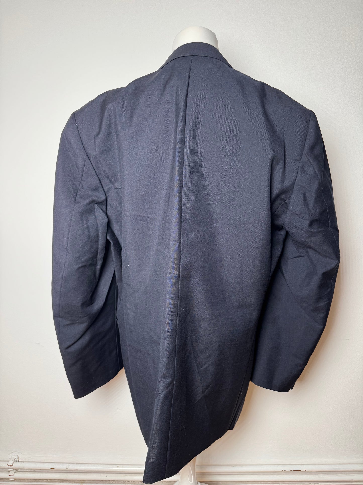 Vintage Dior Wool Blazer Navy 52/L