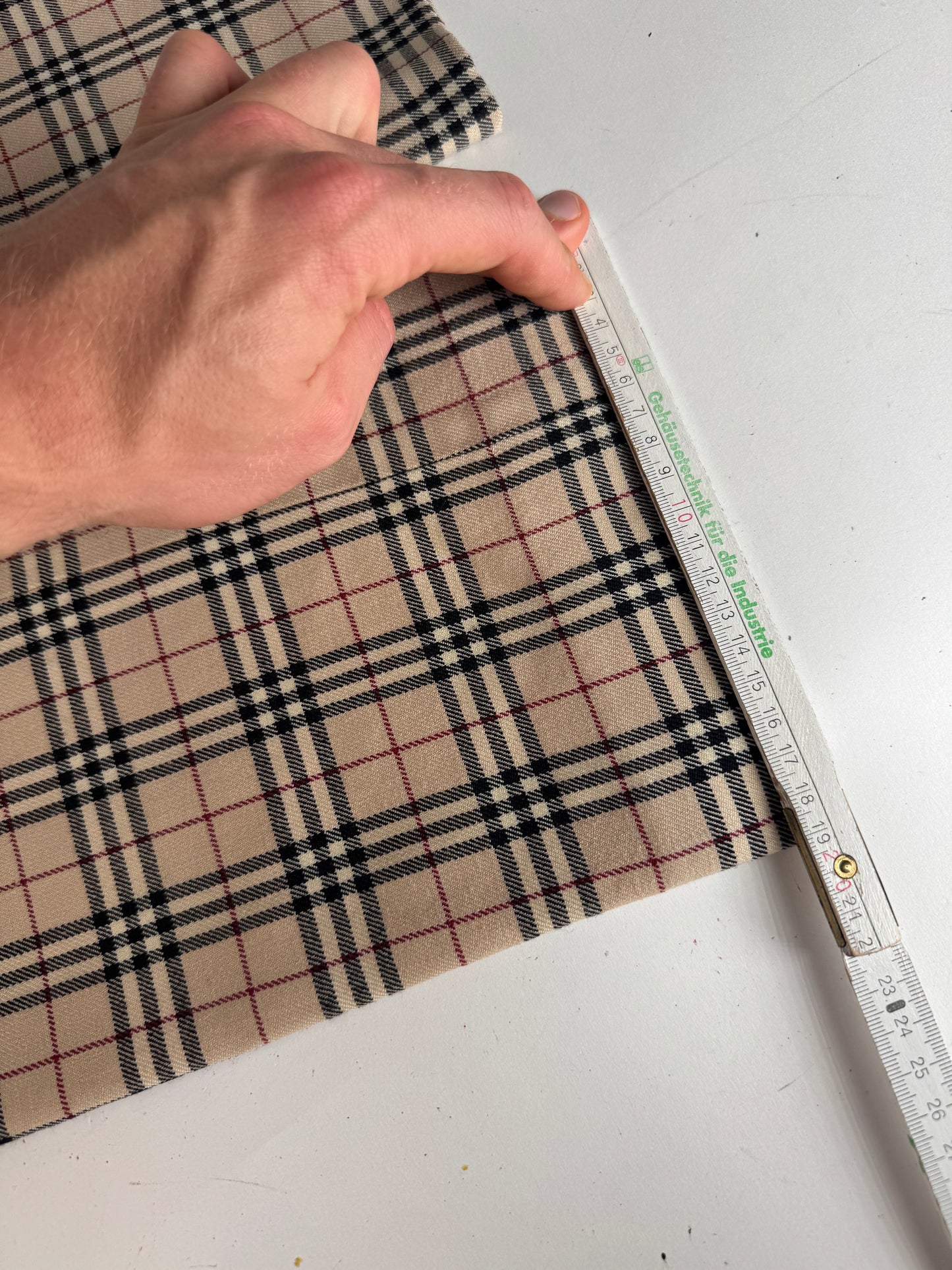 Vintage Burberry Nova Check Pants Beige 38/M