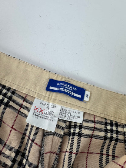 Vintage Burberry Nova Check Pants Beige 38/M