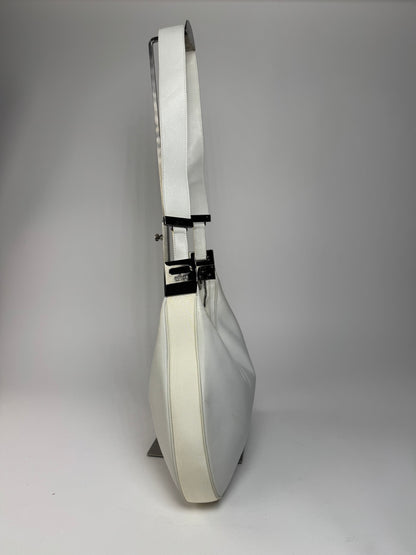 Vintage Gucci Tom Ford Leather shoulder bag white