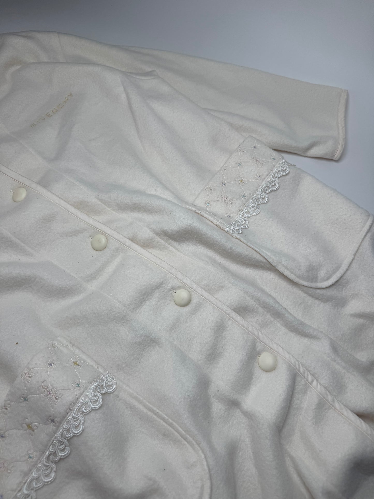Vintage Givenchy Coat White L