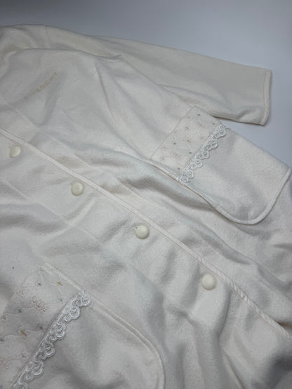 Vintage Givenchy Coat White L