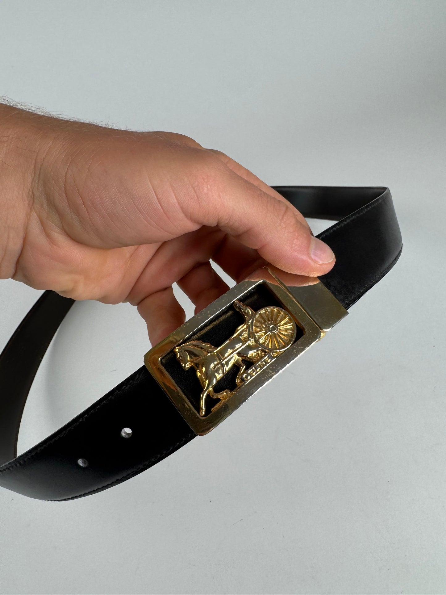 Vintage Celine Paris Leather