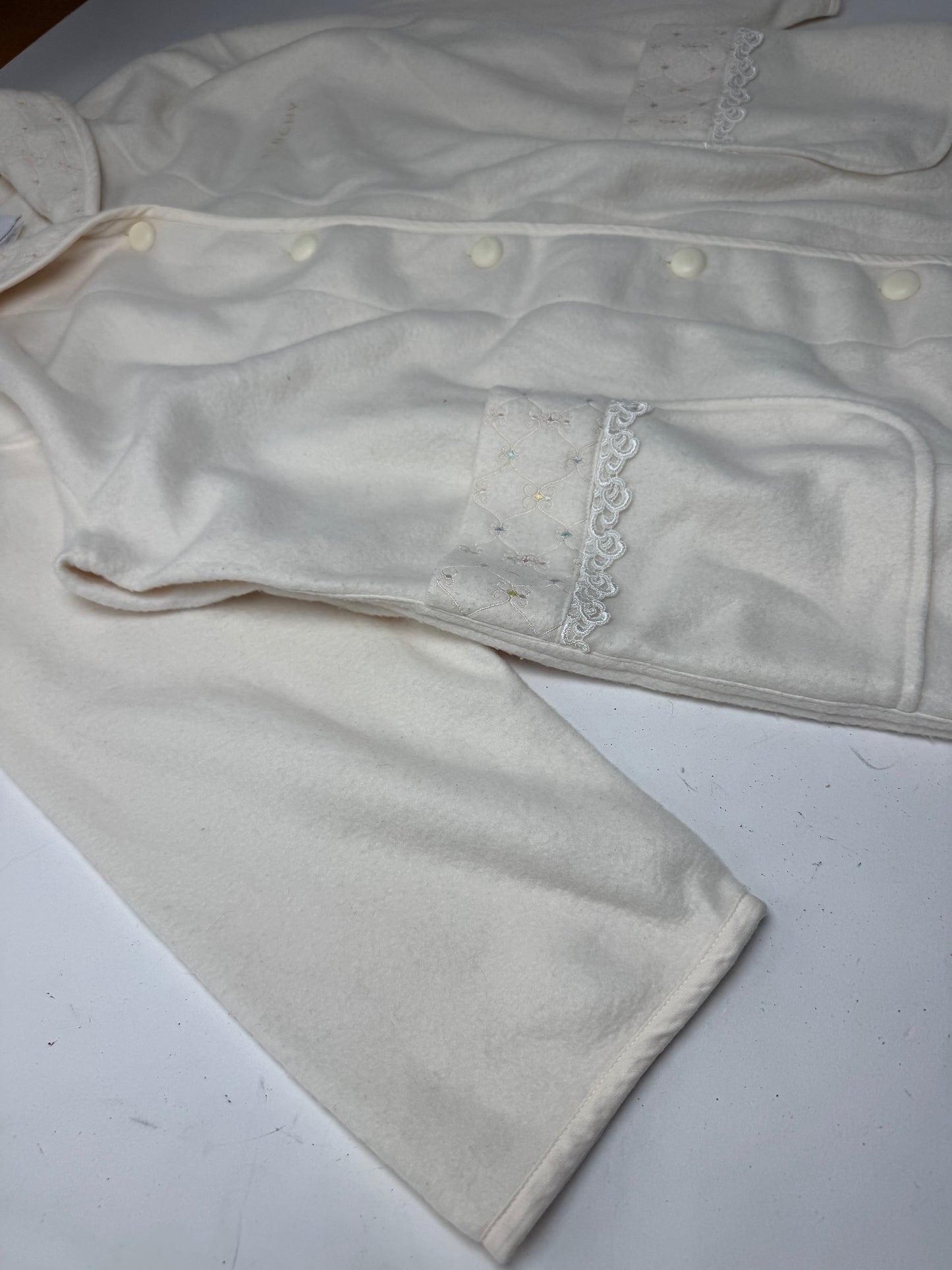 Vintage Givenchy Coat White L