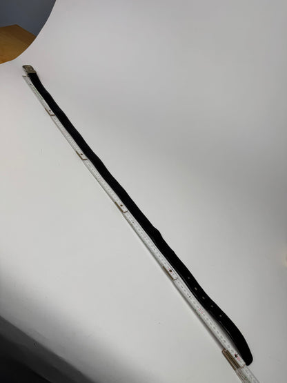 Vintage Celine Paris Sport leather belt black