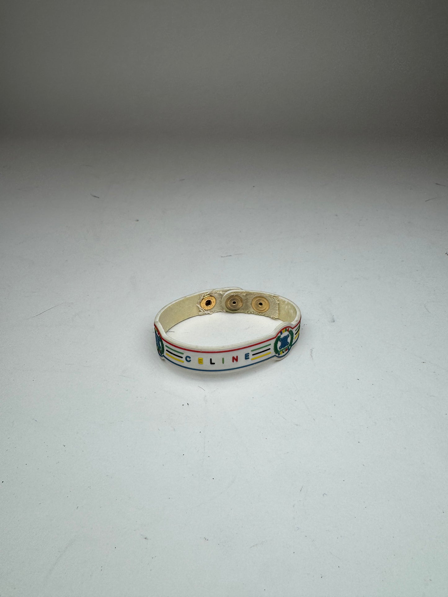 Bracelet en plastique vintage Céline Paris