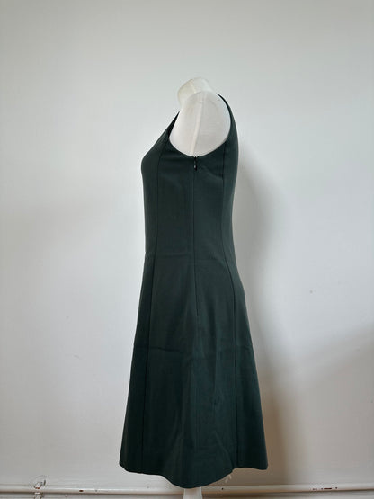 Vintage Emporio Armani Sleeveless Dress Dark Green XS