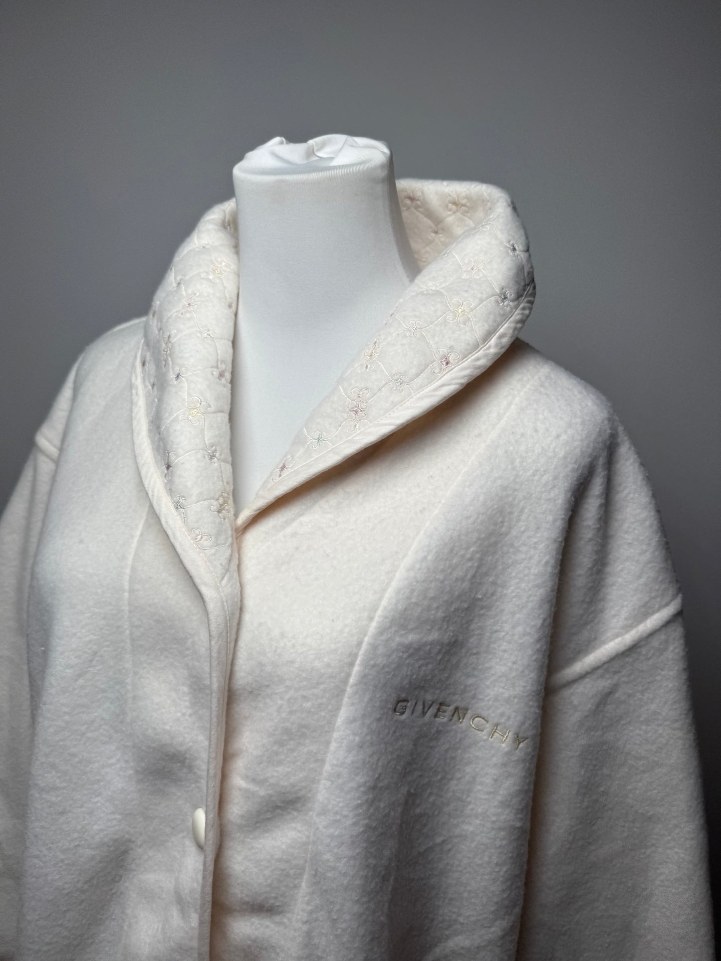 Vintage Givenchy Coat White L