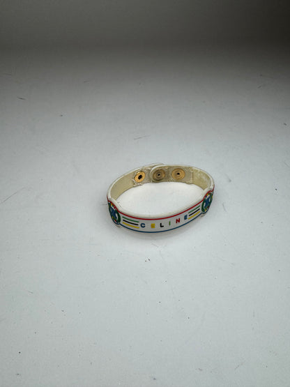 Bracelet en plastique vintage Céline Paris