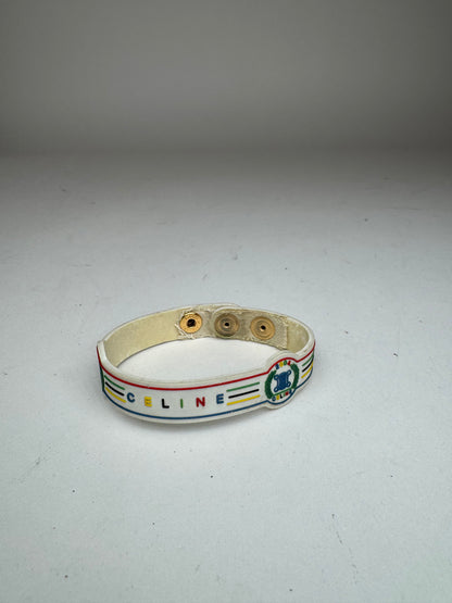 Bracelet en plastique vintage Céline Paris