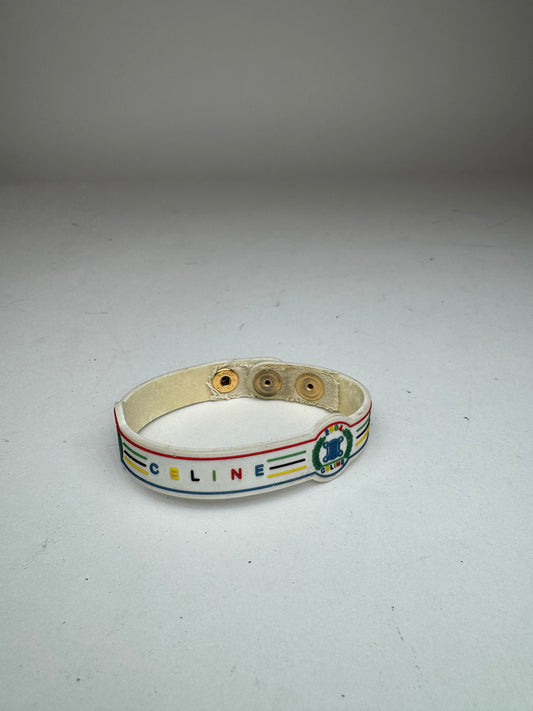 Bracelet en plastique vintage Céline Paris