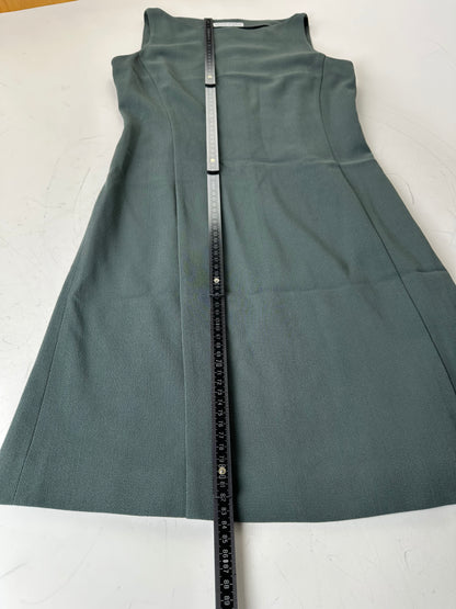 Vintage Emporio Armani Sleeveless Dress Dark Green XS