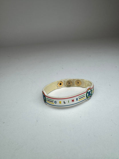 Bracelet en plastique vintage Céline Paris