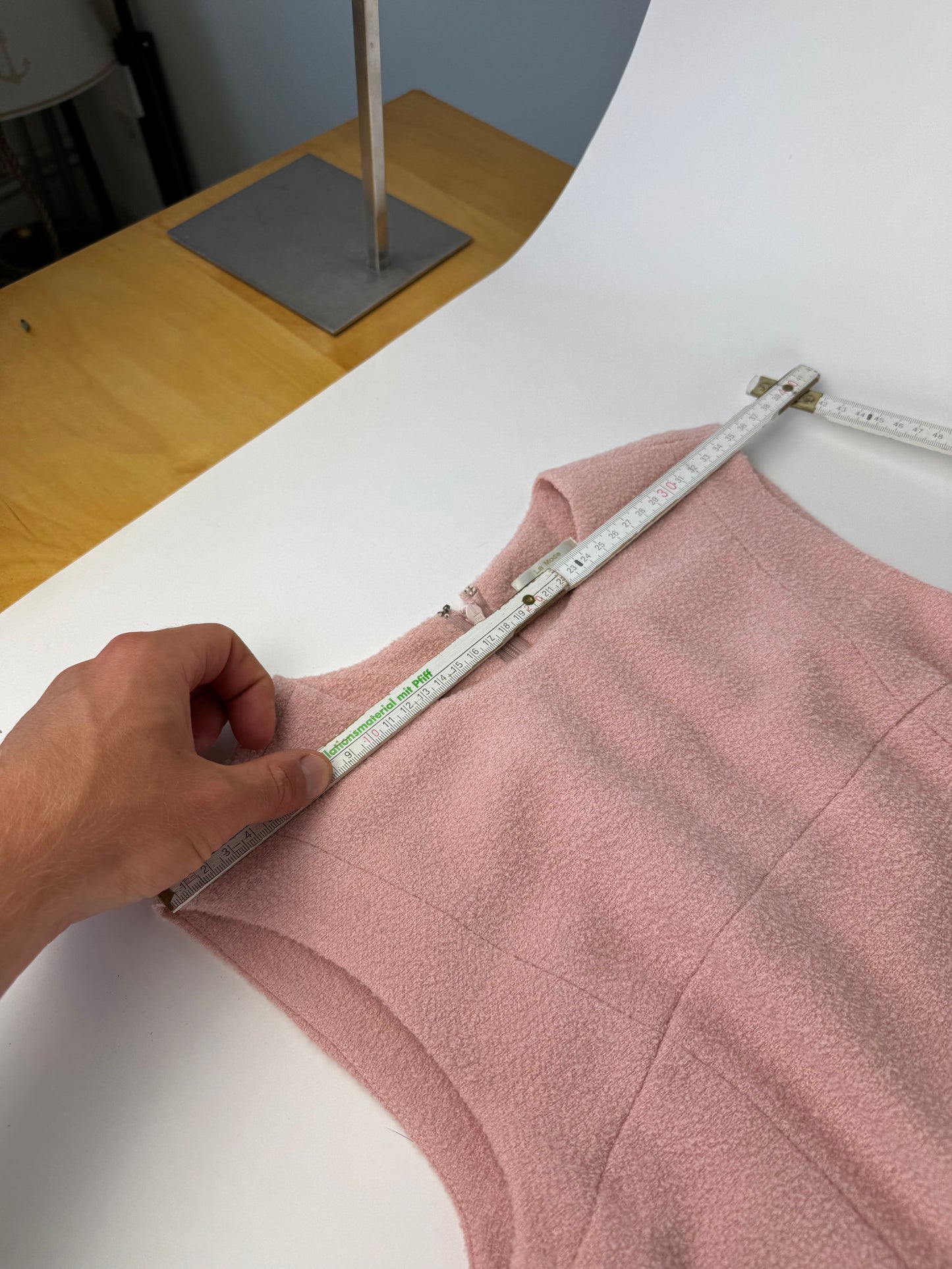 Vintage Balenciaga Wool Dress M pink