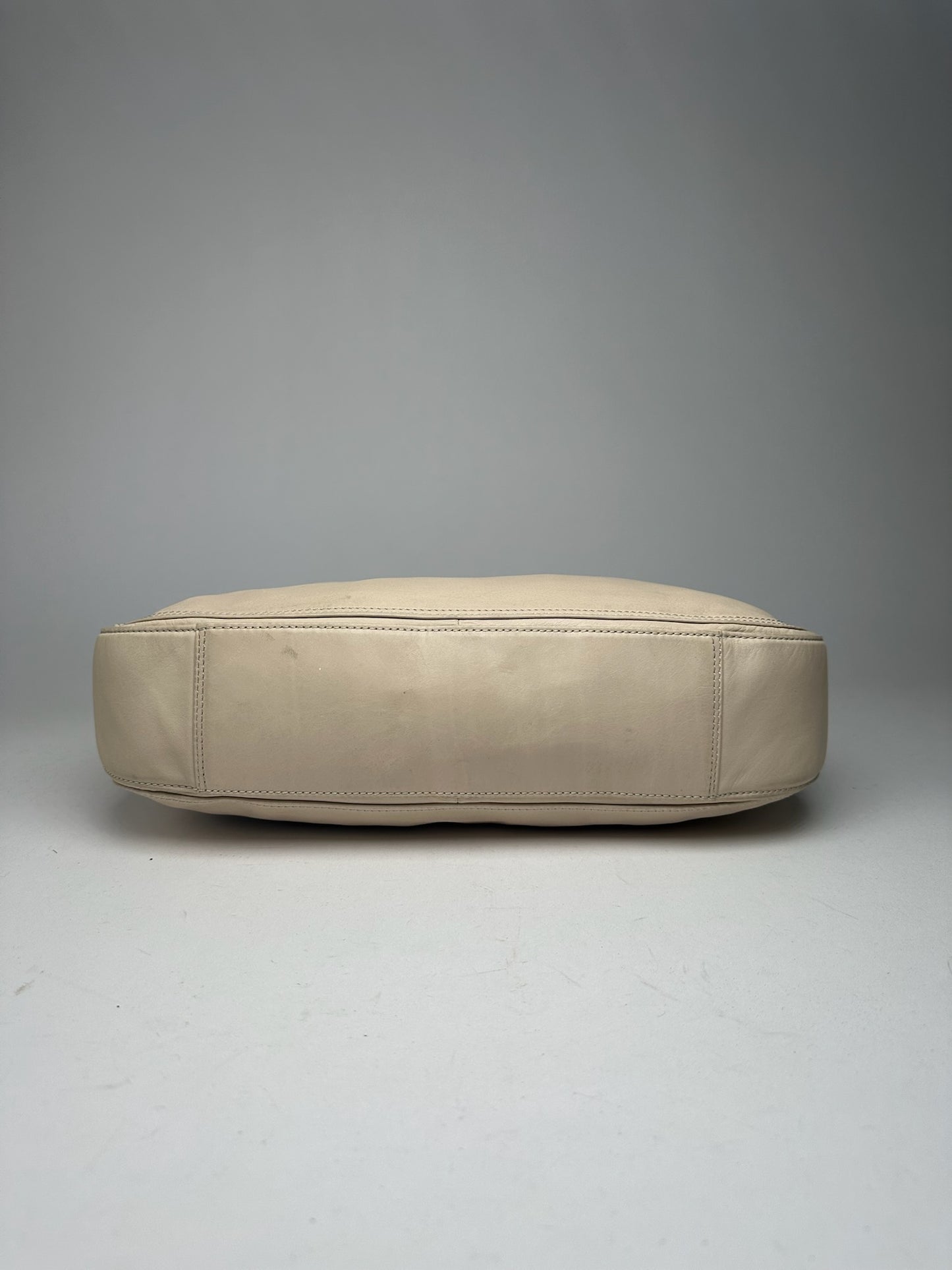 Vintage Issey Miyake Leather Bag white