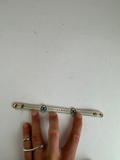 Bracelet en plastique vintage Céline Paris
