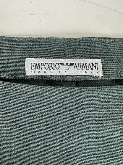 Vintage Emporio Armani Sleeveless Dress Dark Green XS