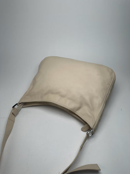 Vintage Issey Miyake Leather Bag white