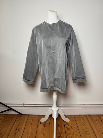 Vintage Comme Des Garçons Tricots Shirt Silver 40/L
