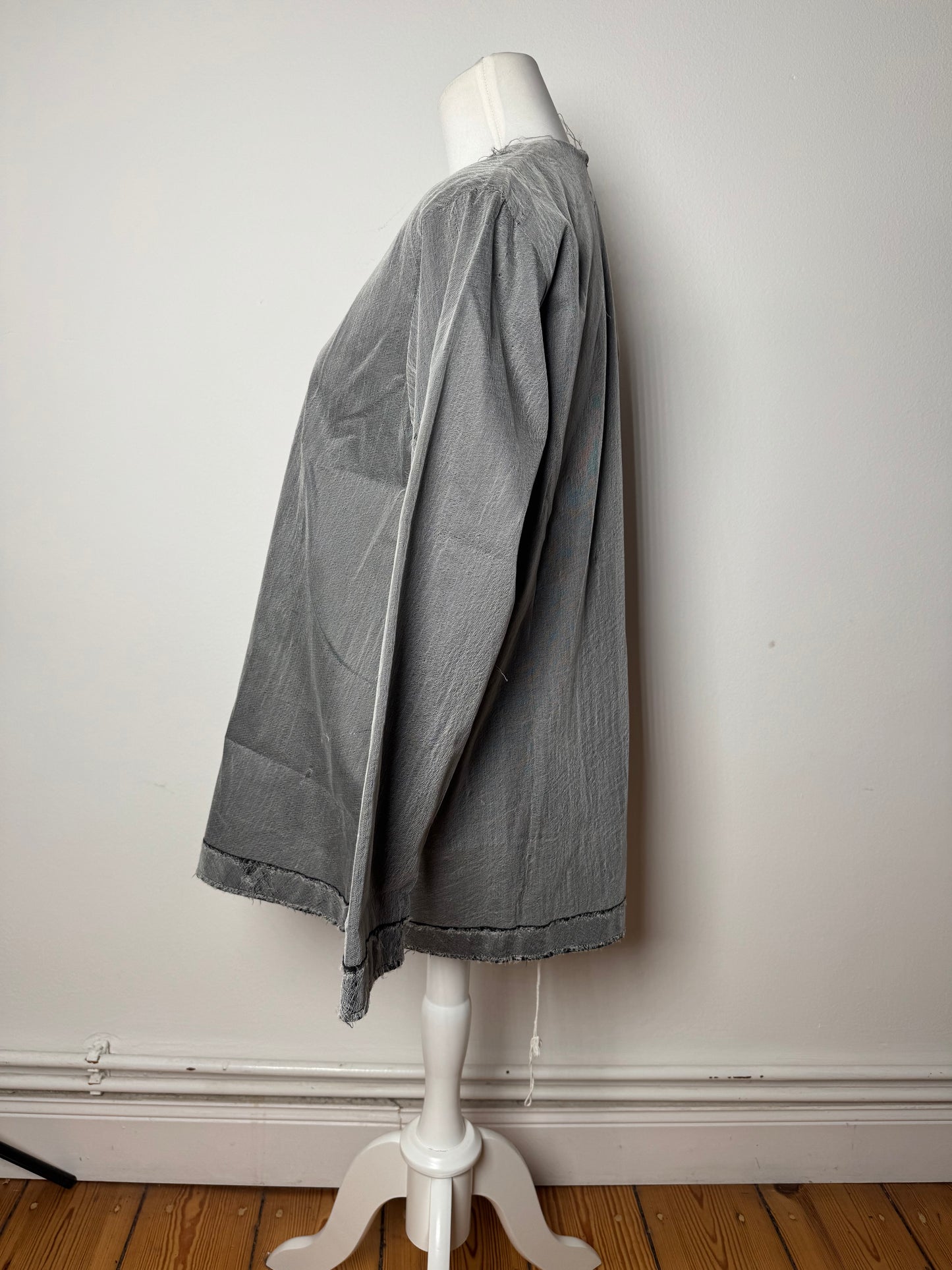 Vintage Comme Des Garçons Tricots Shirt Silver 40/L